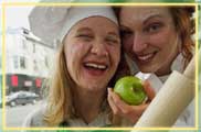 pick a culinary school - girls laughing